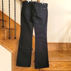 7 for All Mankind Black A-Pocket Jeans